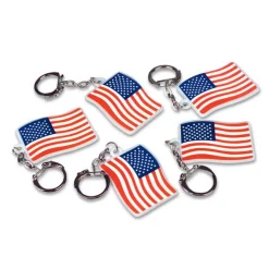 American Flag Keychains 2" (144 PACK)