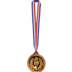 Award Medal On Ribbon - Bronze 4" (EACH)