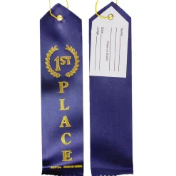 Award Ribbon - First Place Blue 8" (DZ)