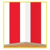 Backdrop - Red & White Stripes 4' x 30' (EACH)