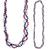 Beads - Braided Red White Blue 42" (DZ)