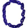 Beads - Jumbo Blue Chain Links 33" (EACH)