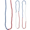Beads - Segmented Patriotic Round 7mm Premium Grade A 33" (144 PACK)