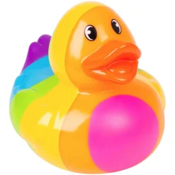 Big Rainbow Rubber Duck 6" (EACH)
