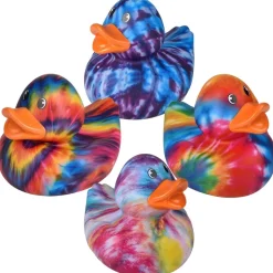 Big Tie Dye Rubber Duck Assorted 6" (EACH)