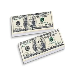 $100 Bill Erasers 2.5" (36 PACK)