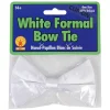 Bow Tie White With Clip (EACH)