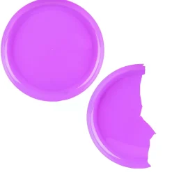 Break-A-Plates Plastic Carnival Game Plates Purple (250 PACK)