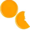 Break-A-Plates Plastic Carnival Game Plates Orange (250 PACK)