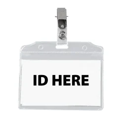Bulk Clip Badge Holders (25 PACK)