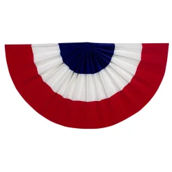 Bunting - Flocked Red White and Blue 18" x 36" (EACH)