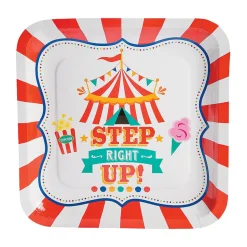 Carnival Paper Dinner Plates 9" (8 PACK)