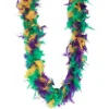 Chandelle Feather Boa - Mardi Gras Color Mix 6' (EACH)