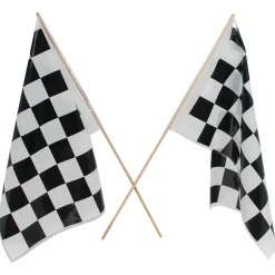 Checkered Flag 11" x 17" Plastic (EACH)