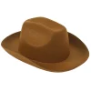 Child Size Brown Felt Cowboy Hat (EACH)