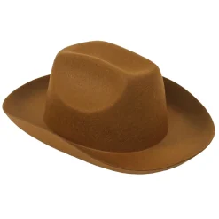Child Size Brown Felt Cowboy Hat (EACH)