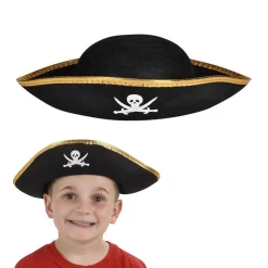 Child Size Felt Pirate Hat (EACH)