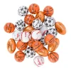 Chocolate Sports Ball Mix .75"-1" (100 PACK)