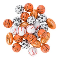 Chocolate Sports Ball Mix .75"-1" (100 PACK)