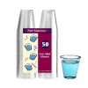 Clear Plastic Shot Glasses 2 oz (50 PACK)