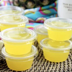 Clear Portion Container Lids - Jello Shot Lids (125 PACK)
