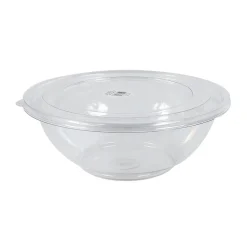 Clear Soft Plastic Serving Bowl Lid 80 oz (EACH)