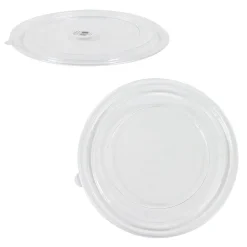Clear Soft Plastic Serving Bowl Lid 80 oz (EACH)