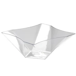 Clear Twist Square Serving Bowl 161 oz (EACH)
