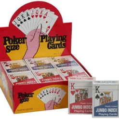 Coated Big Number Playing Cards (EACH)