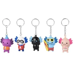 Collectible Axolotl Keychain Assortment 1.5" (20 PACK)