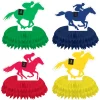 Derby Day Mini Honeycomb Centerpieces 5" (4 PACK)