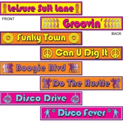 Disco Street Signs 24" (4 PACK)