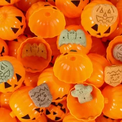 Dog Treat Filled Halloween Pumpkin Eggs 2.5" (100 PACK)