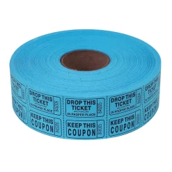 Double Roll Raffle Tickets - Blue 2000 Roll (EACH)