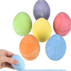 Egg Shape Sidewalk Chalk 2.5" (6 PACK)