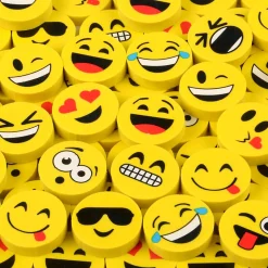 Emoticon Eraser Assortment 1" (72 PACK)