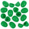 Empty Plastic Easter Eggs - Green 2-1/3" (100 PACK)