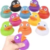 Eye Popper Rubber Ducky Assortment 2" (50 PACK)