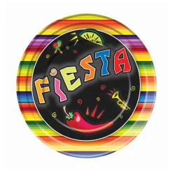 Fiesta Paper Plates 9" (8 PACK)