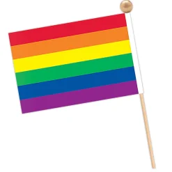 Flag - Rainbow 4" x 6" Rayon (EACH)