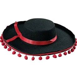 Flamenco Hat With Pom Poms (EACH)
