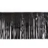 Float Drape - Vinyl Fringed 15" x 10' Black (EACH)