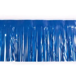 Float Drape - Vinyl Fringed 15" x 10' Dark Blue (EACH)