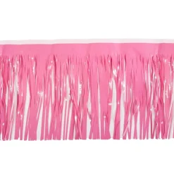 Float Drape - Vinyl Fringed 15" x 10' Pink (EACH)