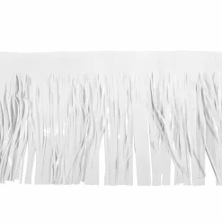 Float Drape - Vinyl Fringed 15" x 10' White (EACH)