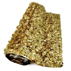 Float Sheeting - Metallic Floral 36" x 15' Gold (EACH)