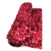 Float Sheeting - Metallic Floral 36" x 15' Red (EACH)