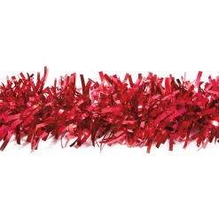 Float Twist - Metallic Fringed 3" x 25' Red (EACH)