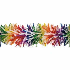 Float Twist - Vinyl Fringed 3" x 25' Rainbow and White (EACH)