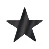 Foil Star Cutout - Black 5" (EACH)